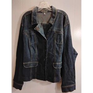 LA Blue upcycle jean jacket Size 32W
